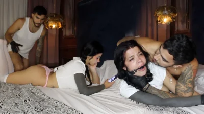 Strange fucks me very hard, ties me up, dominates me and cums inside me!