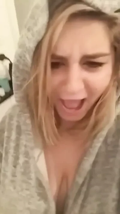 flashing delivery guy