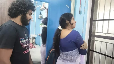 Long lip lock with ass kiss romance and hard fuck in saree