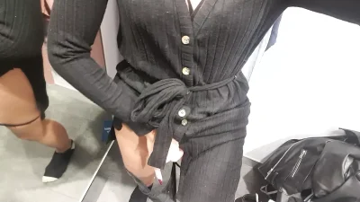 CUMMING IN A CHANGING ROOM