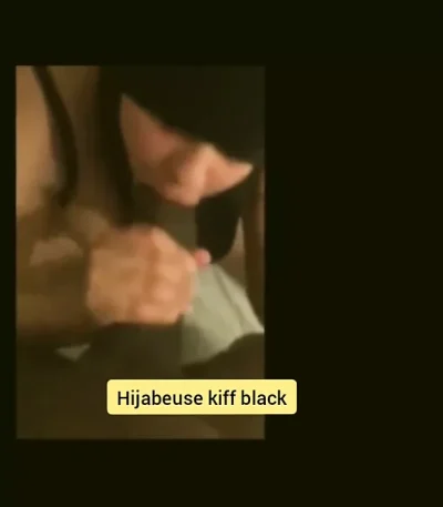 Muslim girl from Saudi Arabia in a hijab loves sucking big black cock