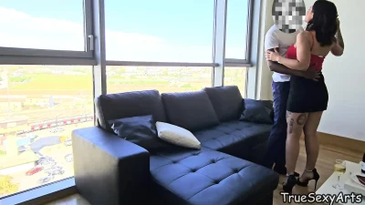 Hot Latina from Argentina dance with Canadian Traveler – Lulita Star 4K